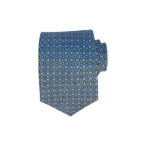 Horseshoe Print Silk Tie