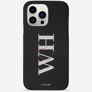 iPhone Leather WH Heart Case (Design)