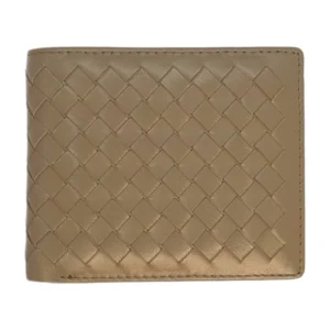 Iron Grey Woven Leather Wallet