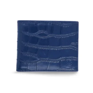 Blue Leather Wallet