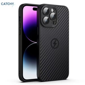 iPhone Carbon Fiber MagSafe Case With Camera Protector Lens