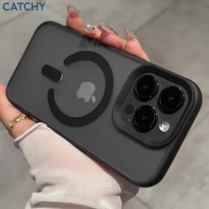 iPhone Color Matte Translucent Magnetic Case