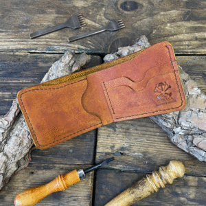 محفظة جلد بقري من جرش - N05