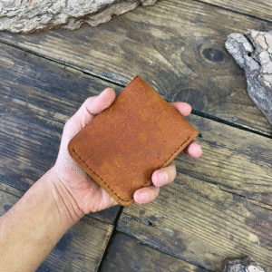 محفظة جلد بقري من جرش - N05