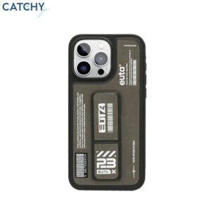 EUTA Mag-Charge Leatherette iPhone Case With Extendable Grip Stand