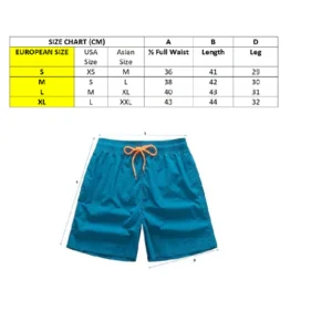 Fish on Navy Blue - Swimming Shorts