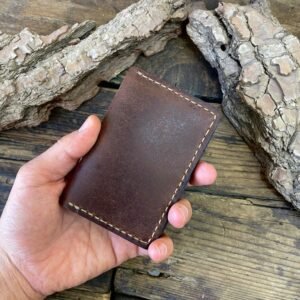 محفظة جلد بقري طبيعي موديل  No.49