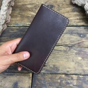 محفظة جلد بقري طبيعي :No. 52