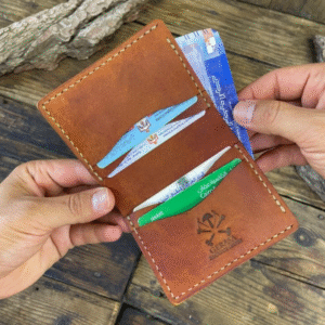 محفظة جلد بقري طبيعي - N034