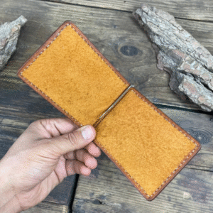 محفظة جلد بقري طبيعي موديل No.44