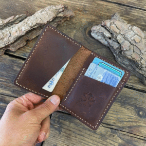 محفظة جلد بقري طبيعي موديل  No.49