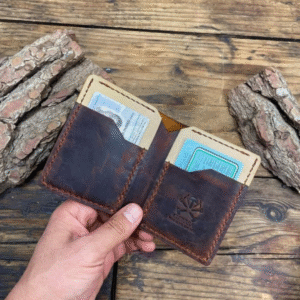 No. 53 محفظة جلد بقري طبيعي