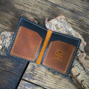 No.58 محفظة جلد بقري طبيعي‎