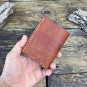 محفظة جلد بقري طبيعي - N034