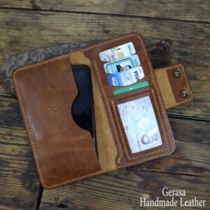Leather Long Wallet N037
