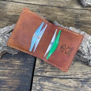 محفظة جلد بقري طبيعي - N034