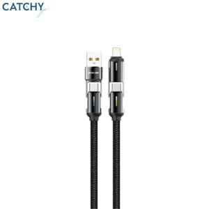 Green Lion 4 in 1 LED Braided Cable (60W)