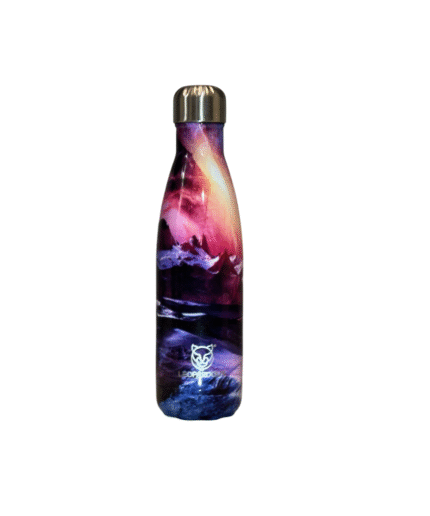 Purple Galaxy Cola-Shaped Bottle