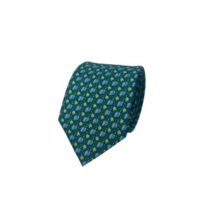Starfish on Green Silk Tie