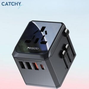 YESIDO MC24 Travel Adapter 3 USB + Type-C (20W)
