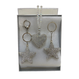 تعليقة من حبات الستراس سيارة او شنطة سفر او يد او مدالية مفاتيح