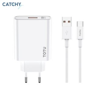 TOTU HC-2-EU Travel Charger With Type-C Cable (100W )