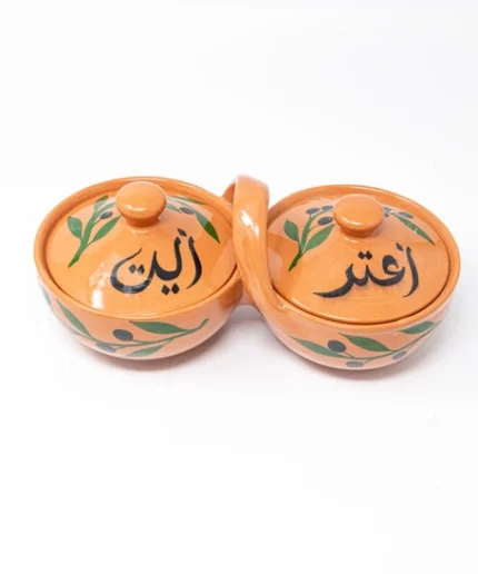 Oil and thyme server