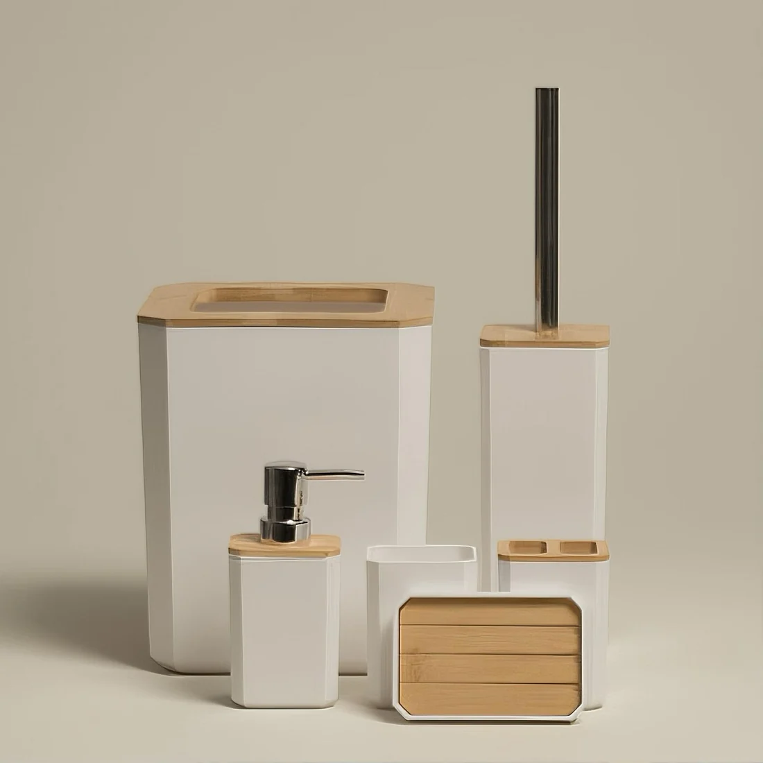 Bathroom Set 6 Pieces