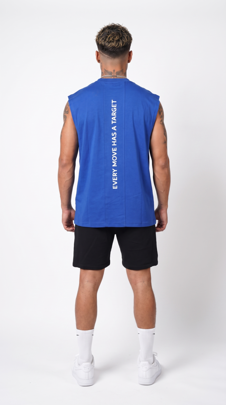 Tank Top - Men Blue - الصورة 3