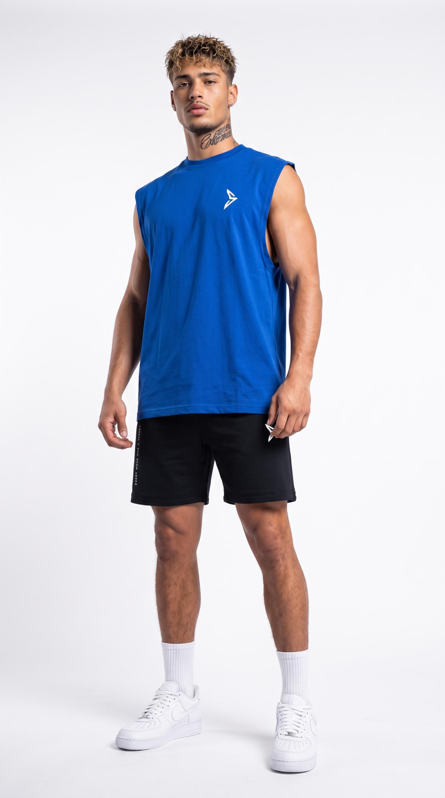 Tank Top - Men Blue - الصورة 2