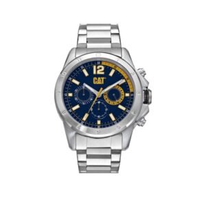 Cat Big Twist 24 Chrono Watch Dial/ Blue | Strap Silver SS