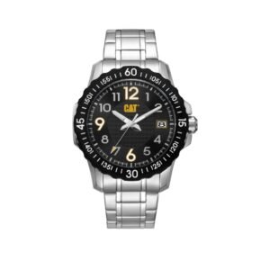 Cat Downforce Watch Black Dial/ Silver SS Strap