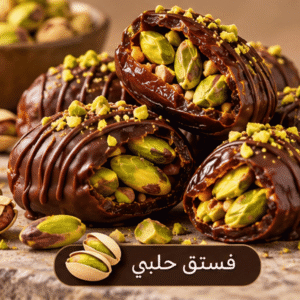 Luxury Chocolate Stuffed Dates & Pistachio