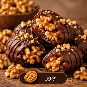Luxury Chocolate Stuffed Dates & Walnut