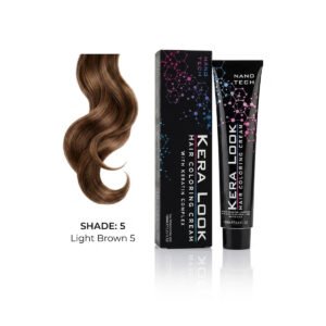 KERA LOOK Hair Coloring Cream Shade 5 Light Brown 100 ml