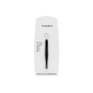 HUMMER Salon Exclusive Precision Tweezers (Black) SLIM