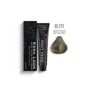 KERA LOOK Hair Coloring Cream No. 8.111 Light Olive Ash Blond 100 ml
