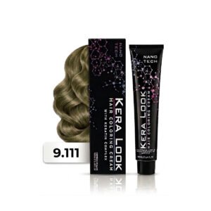 KERA LOOK Hair Coloring Cream No. 9.111 Very Light Olive Ash Blond 100 ml