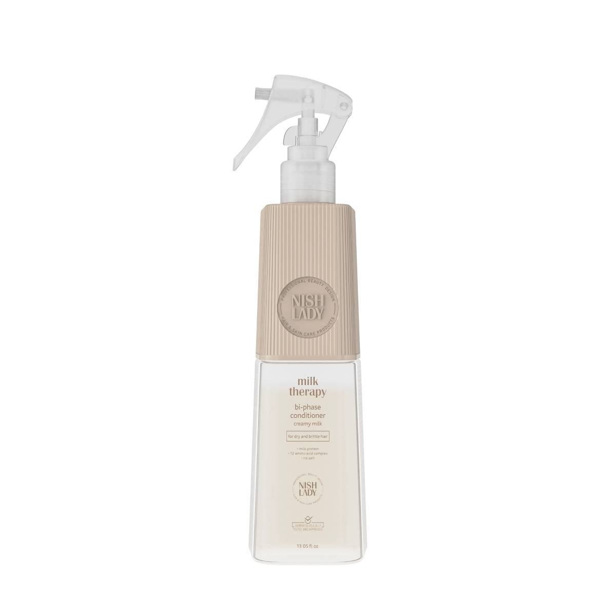 NishLady Milk Therapy Bi-Phase Conditioner 386 ml