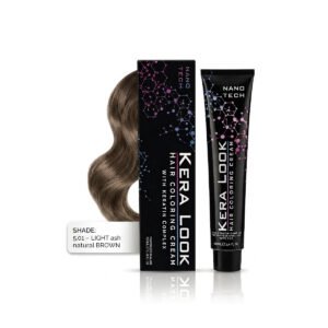 KERA LOOK Hair Coloring Cream No. 5.01 Light Ash Natural Brown 100 ml