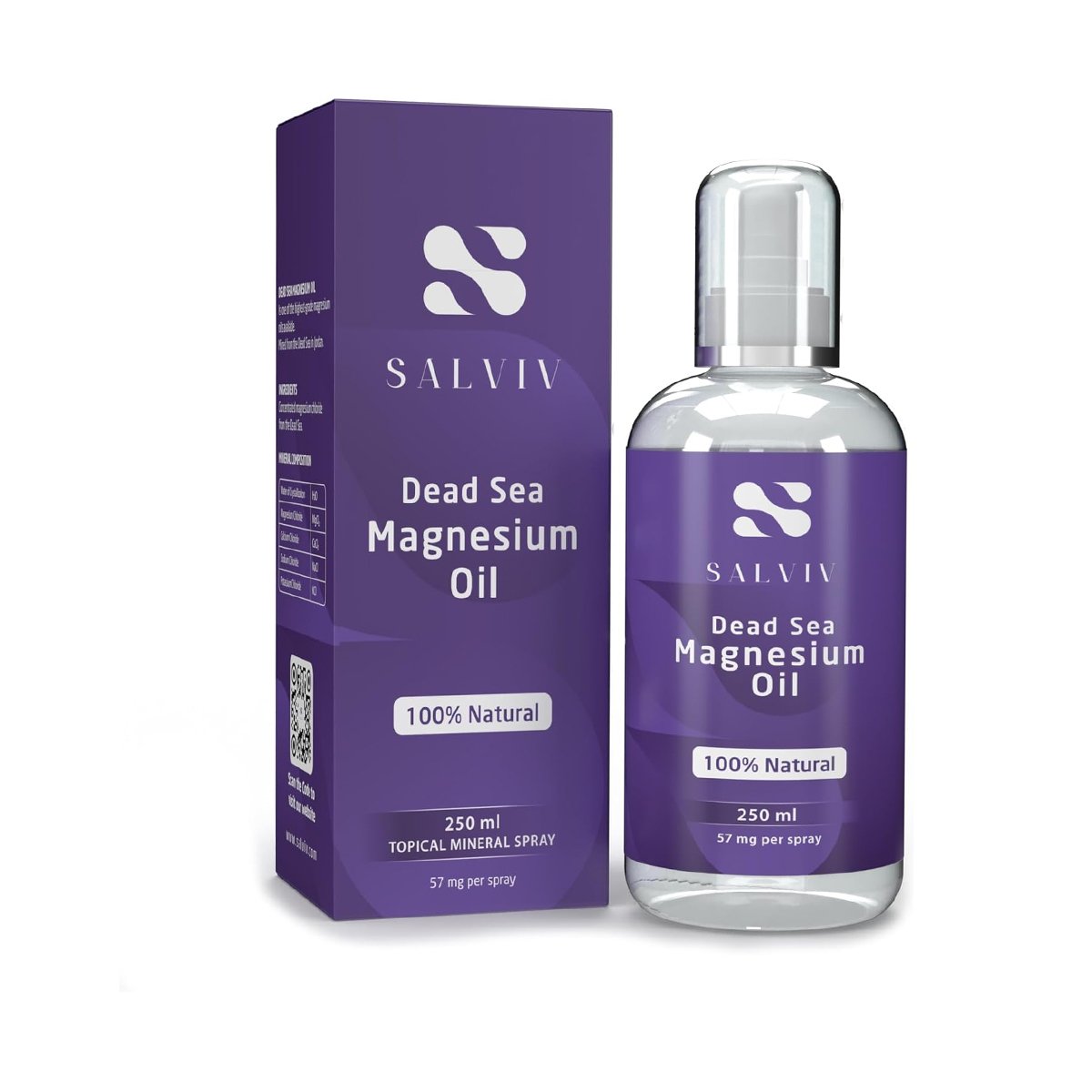 Natural Dead Sea Magnesium Oil Spray 8.45 fl oz