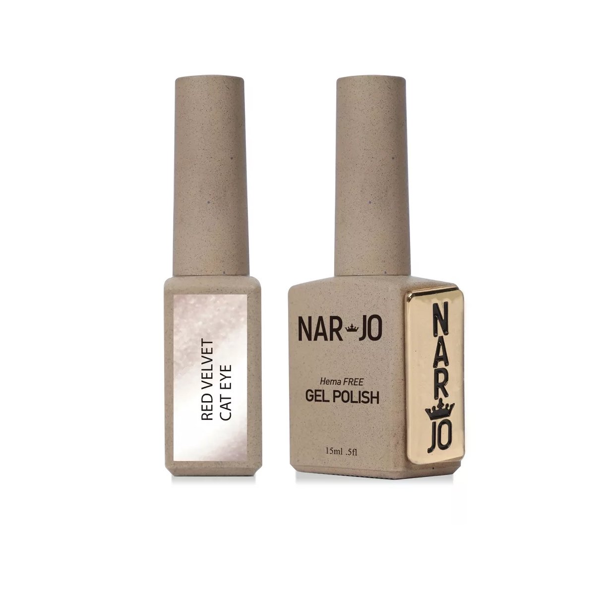 Narjo Red Velvet Cat Eye Gel Polish – Magnetic Effect
