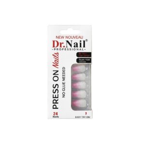 Dr. NAIL – Press-On Gel Nails Set (24 pcs ) KS003