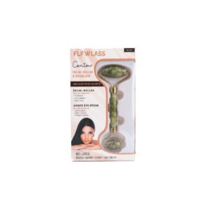 FLFWLASS Contour Facial Roller & Massager (Rose Quartz)