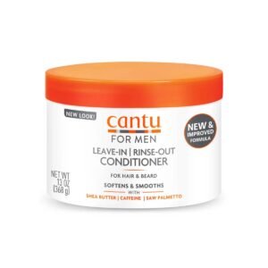 Cantu Leave-In & Rinse-Out Conditioner for Men Hair & Beard 368g
