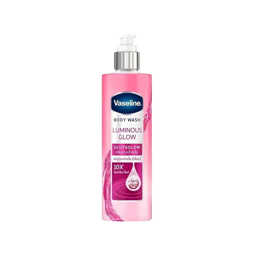 Vaseline Body Wash, Luminous Glow, Glutaglow Technology, 10X Niacinamide, Hyaluronic Acid, Radiant Skin, Fruity Fragrance 425ml