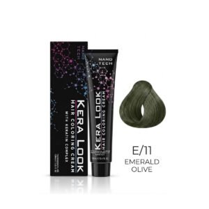 KERA LOOK Hair Coloring Cream No. E/11 Emerald Olive 100 ml