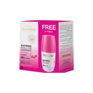 Beesline Cotton Candy Whitening Roll-On Deodorant 50 ml 1+1