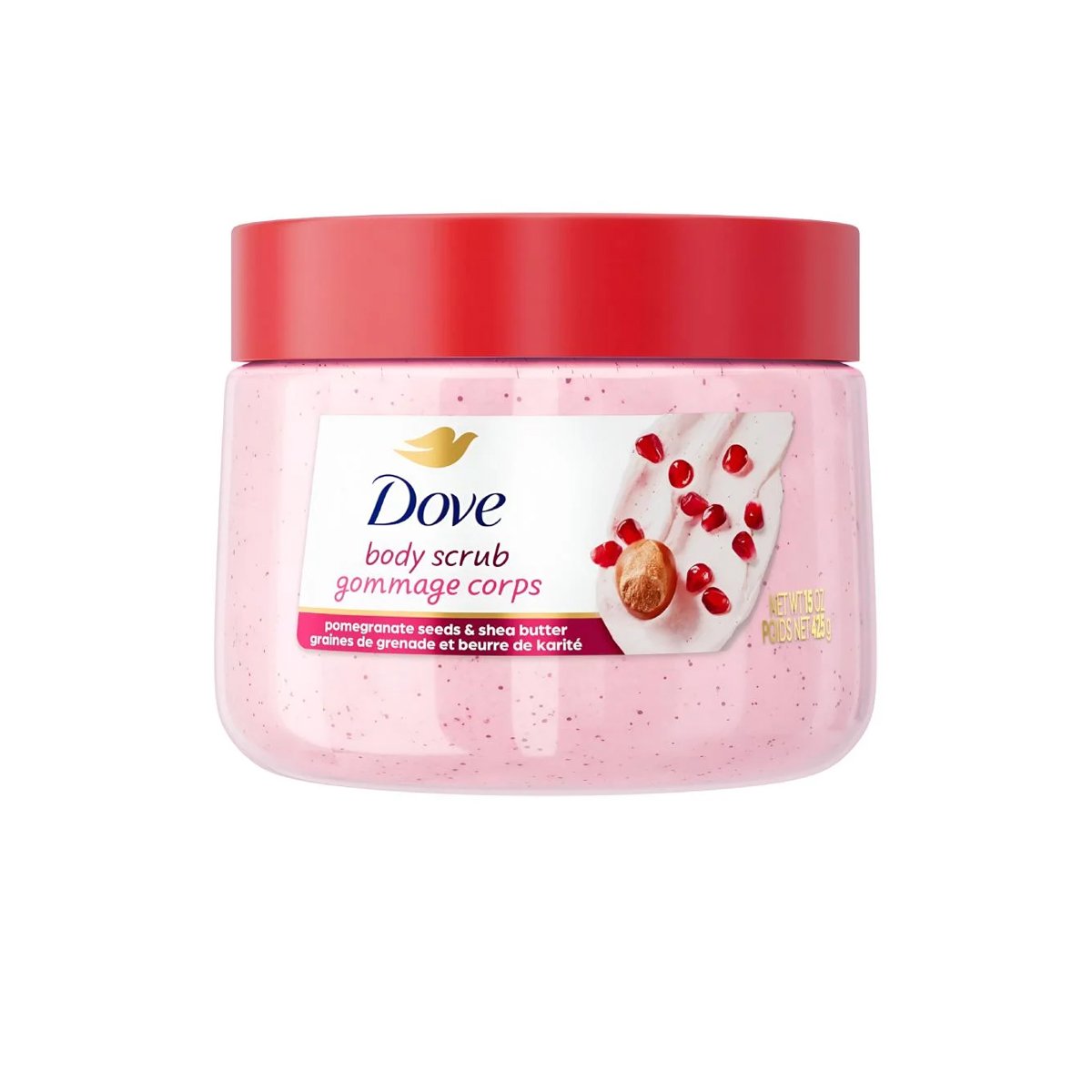 Dove Body Scrub Pomegranate Seeds & Shea Butter 425 g