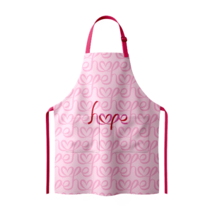 Apron designed with word Hope